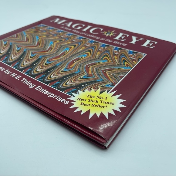 Magic Eye Book Hardback Dust Jacket 1993 - Picture 3 of 8